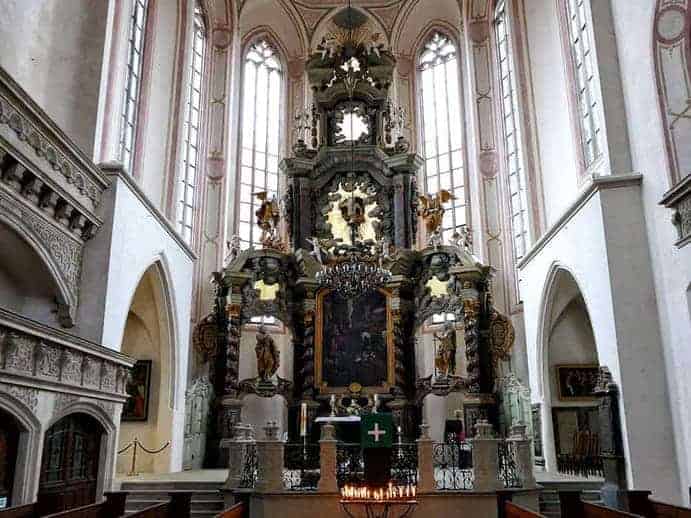 Der Altar der Wenzelskirche Naumburg