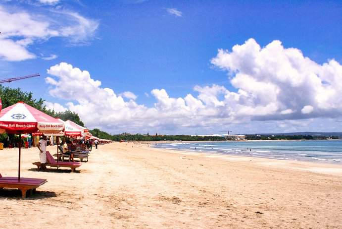 Pantai Kuta Bali Indonesien Strand Sand Ziel