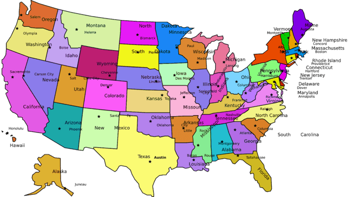 USA Karte
