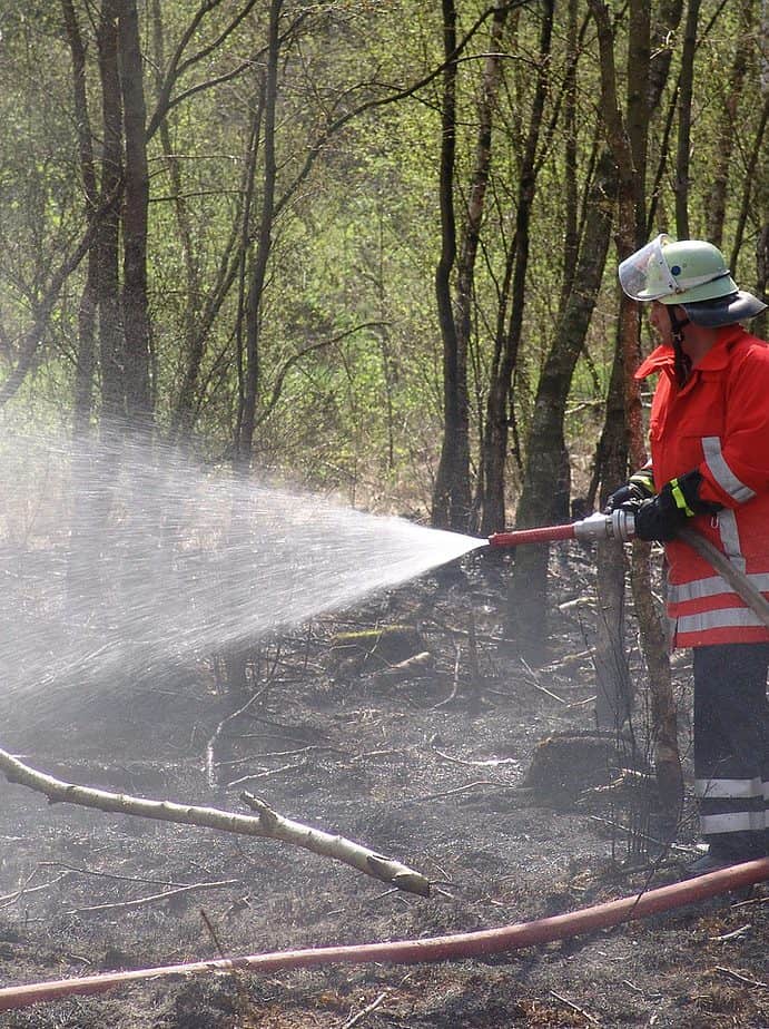 Feuerwehr Waldbrand Bekämpfung
