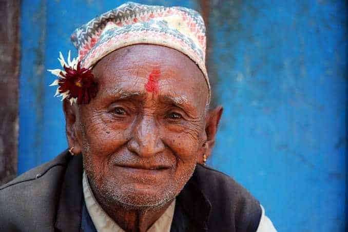 Menschen in Nepal