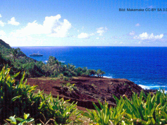 Insel Pitcairn - Liegeplatz der Bounty