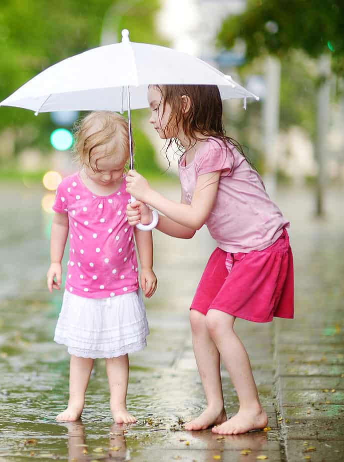 Kleiner Regenschirm 