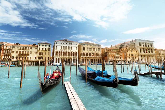 Gondeln in Venedig 