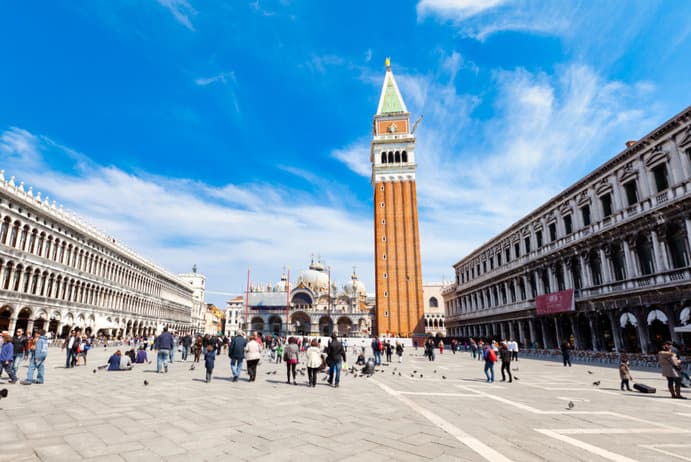 San Marco Platz in Venedig