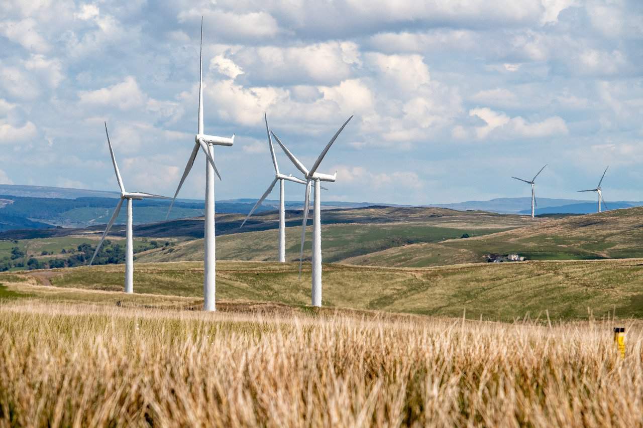 Windräder Erneuerbare Energien