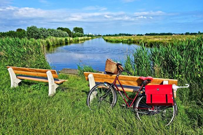 Gute Fahrradwege in den Niederlande