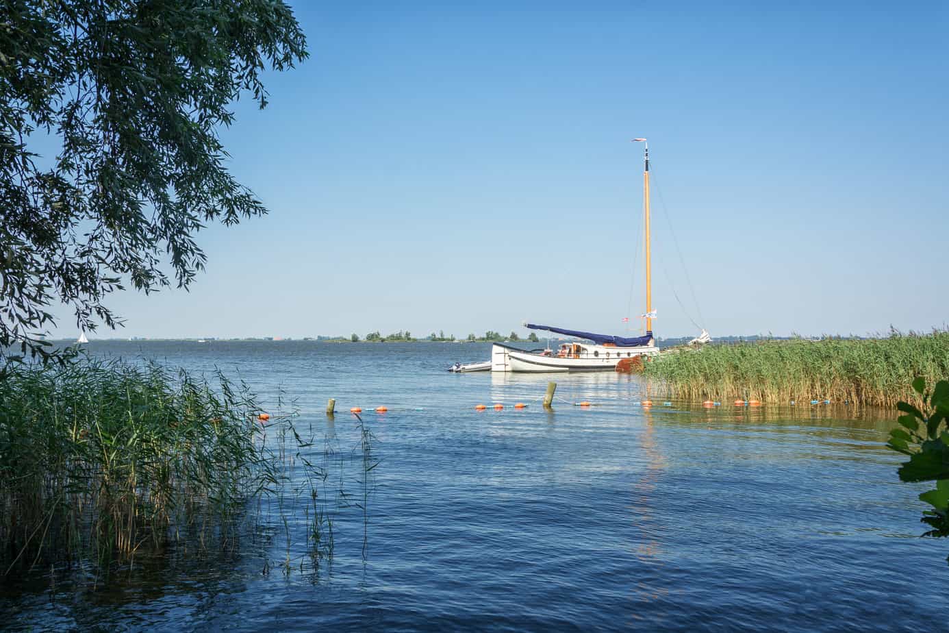 Segelboot in Friesland