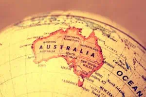 Australien Globus
