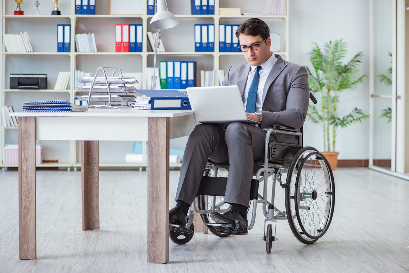 Behindertengerechte Arbeitsplätze