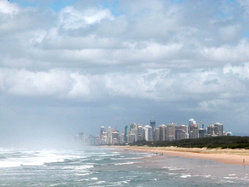 Gold Coast mit Strand 