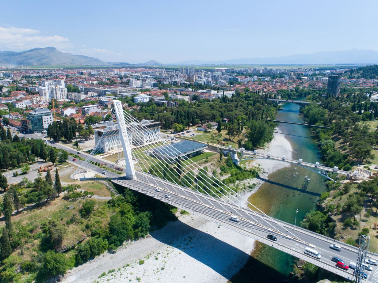 Podgorica Millenium Brücke