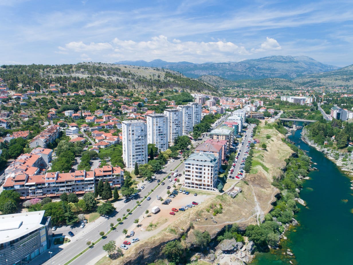 Podgorica von oben