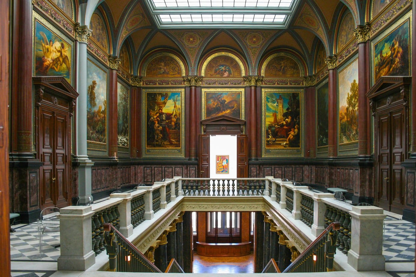 Alter Treppenaufgang Kunsthalle Hamburg 
