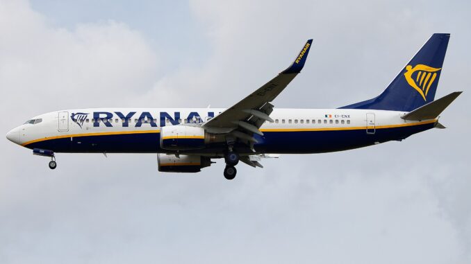 Billigflieger Ryanair Boeing 737