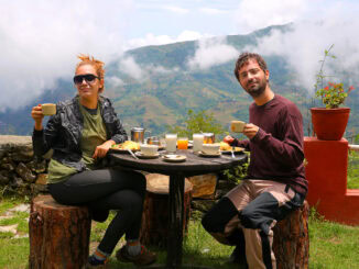 Frühstück in Nepal