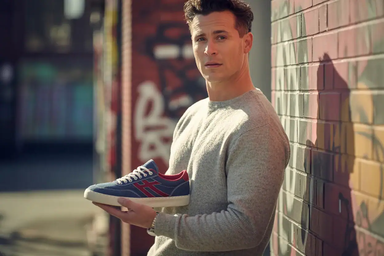 Retro Herren-Sneaker