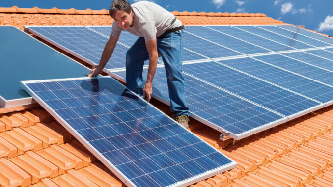 Solaranlage auf dem eigenen Dach