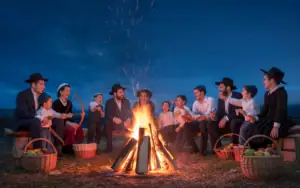 Lag BaOmer Lagerfeuer