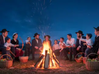 Lag BaOmer Lagerfeuer
