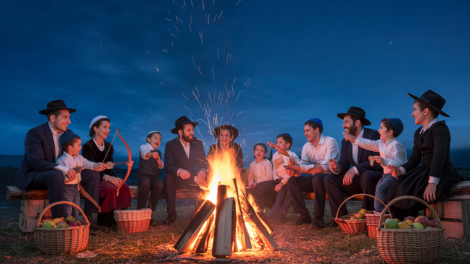 Lag BaOmer Lagerfeuer