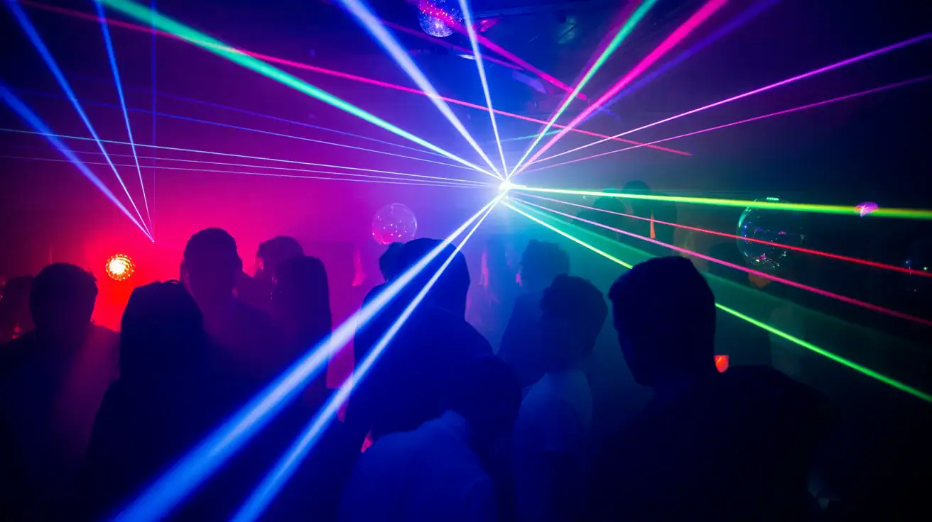 7 kreative Lichtideen für deine nächste Feier Party Laser